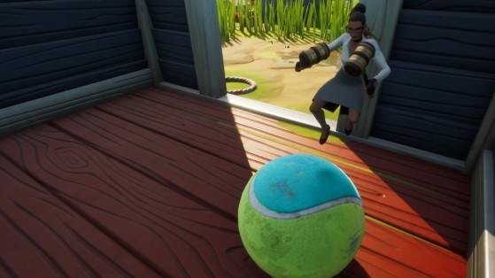 Fortnite Season 4 Week 2 Challenges: Bounce on Different Dog Toys At The Ant Manor
