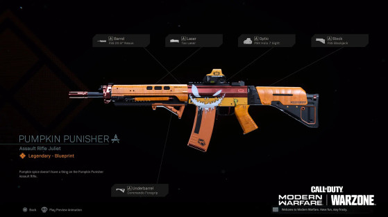 Legendary Pumkin Punisher Skin - Call of Duty: Modern Warfare