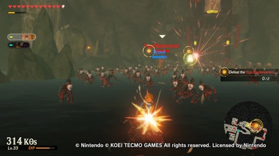 Taking care of the Yiga Blademasters - Hyrule Warriors: Age of Calamity