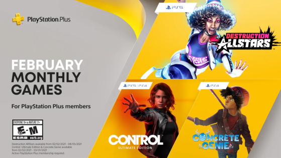 February's PS Plus games include Control: Ultimate Edition