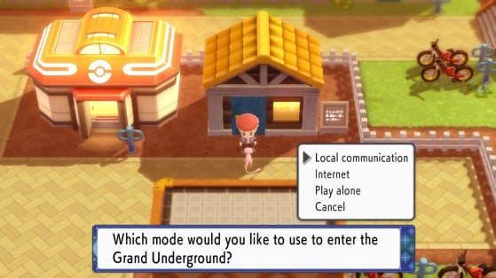Choose your mode for entering the Grand Underground - Pokémon Brilliant Diamond & Shining Pearl