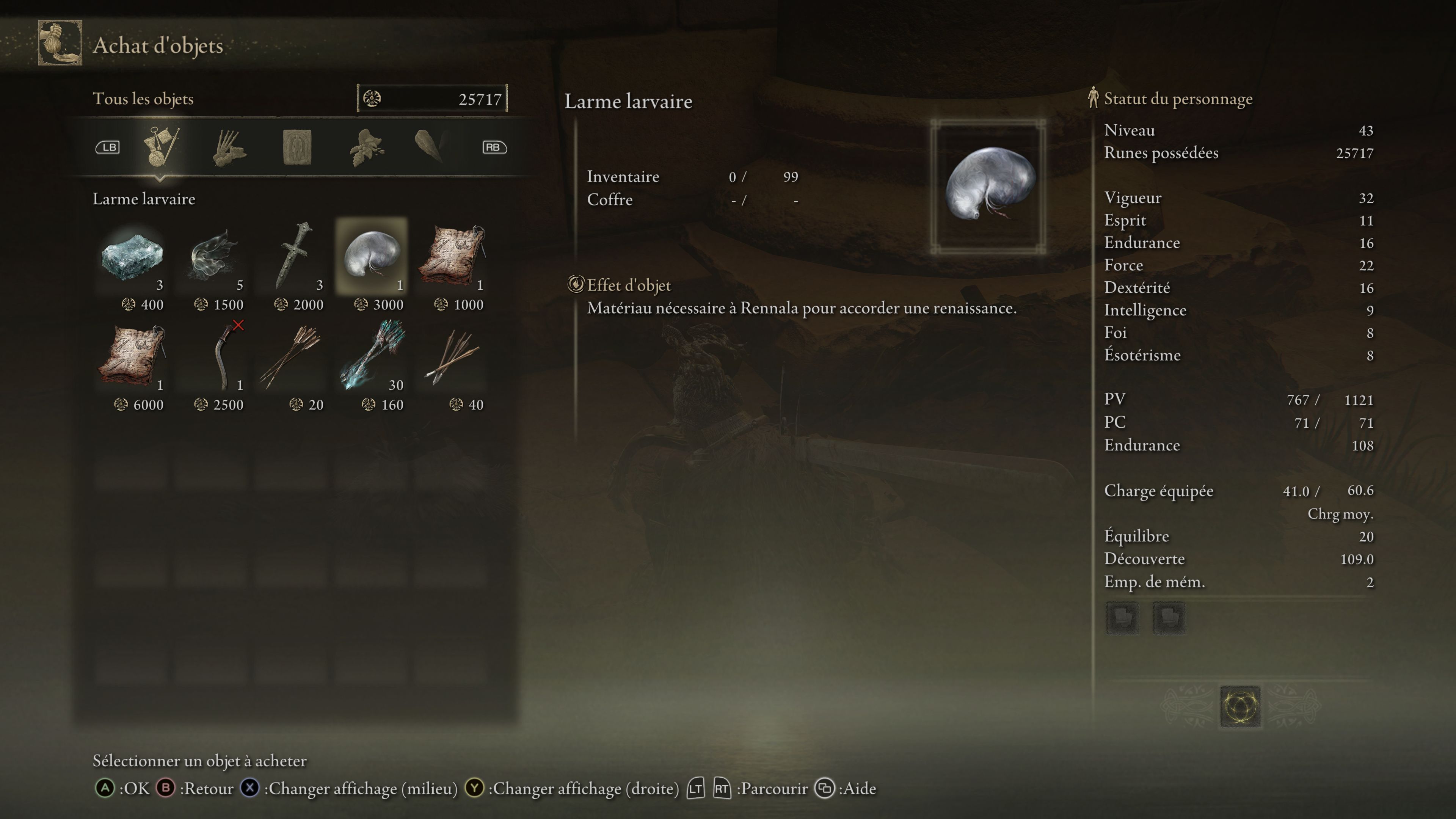 How to reset your stats in Elden Ring Millenium