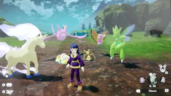 Screenshot of Kyarmak (Special mention to the Insector called Étienne) - Pokémon Legends: Arceus