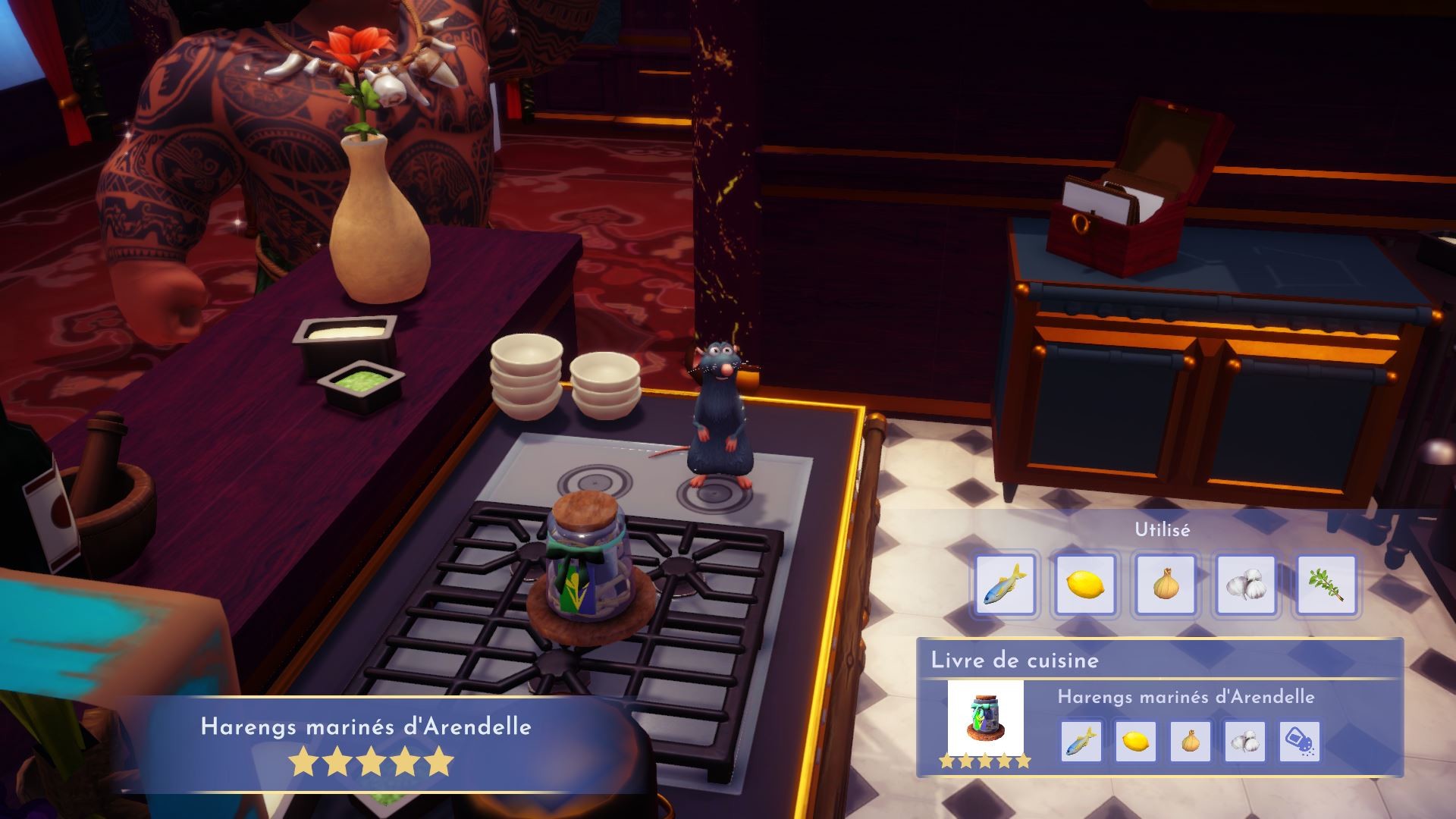 Disney Dreamlight Valley 5Star Recipes Okra, Banana Split, Cake... All Dishes Millenium