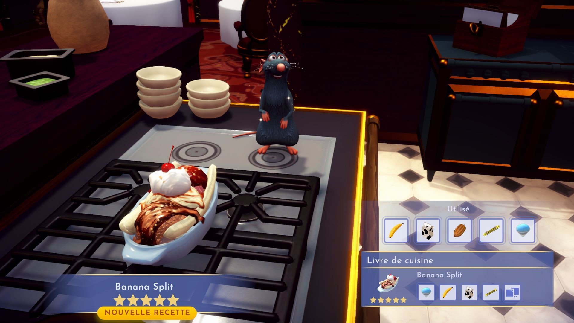 Disney Dreamlight Valley 5-Star Recipes: Okra, Banana Split, Cake