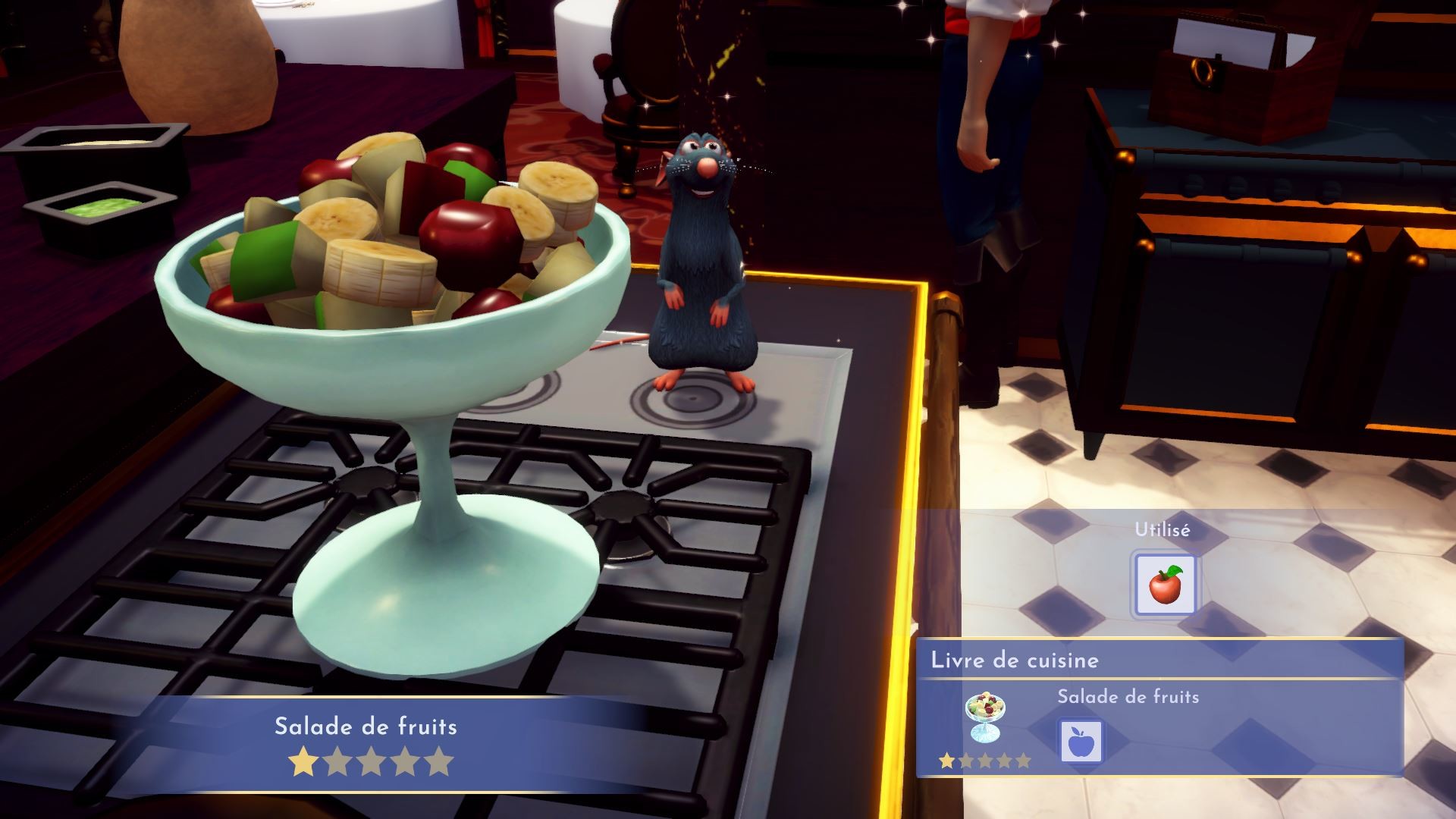 1-star Disney Dreamlight Valley recipes: Crackers, raw vegetables