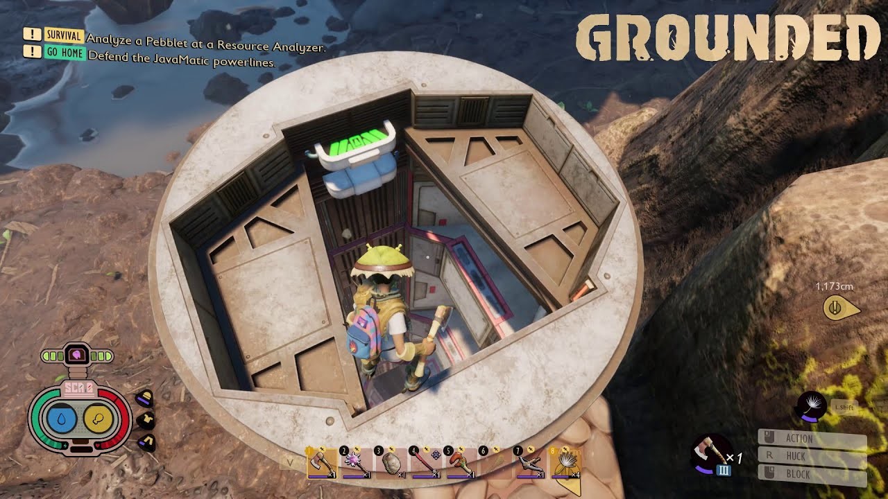 Elf Grounded Position of the two halves of Sarah's charm Millenium