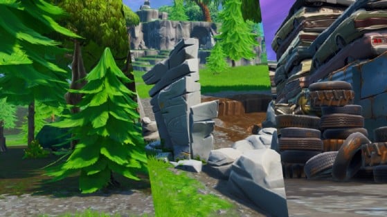 Fortnite: Collect wood, stone and metal in one game