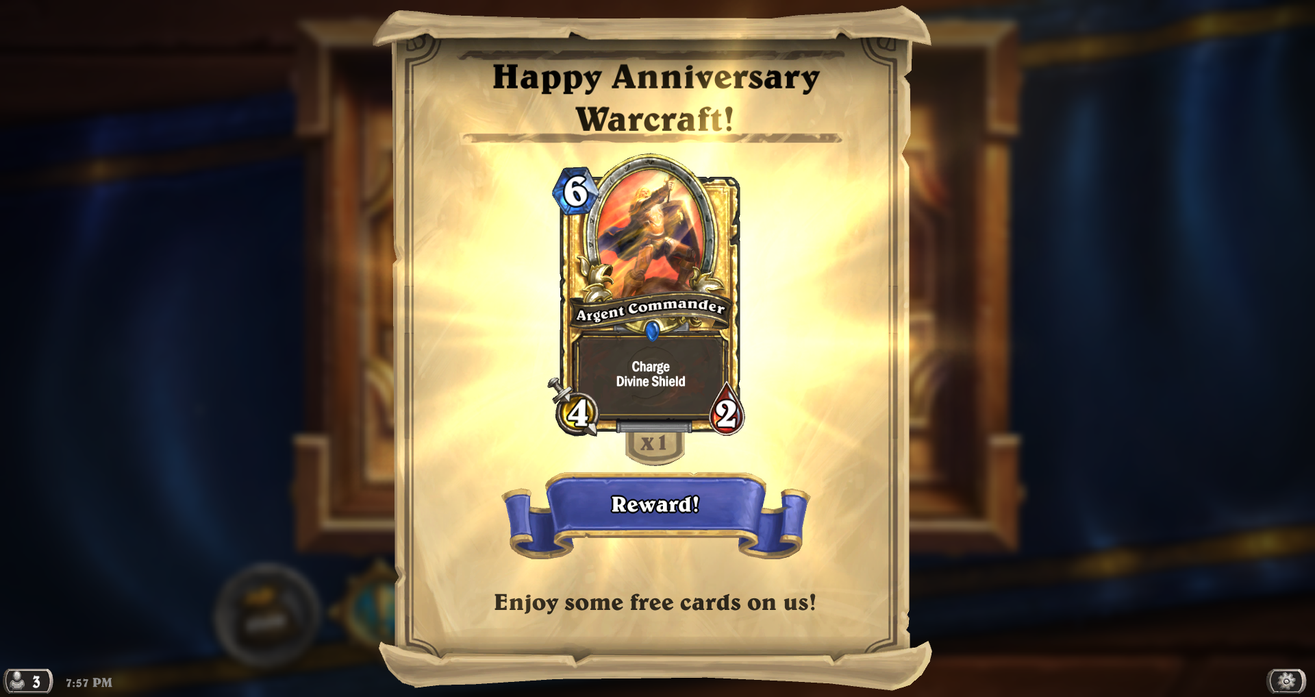 Hearthstone 2 golden cards to celebrate Warcraft 25th anniversary