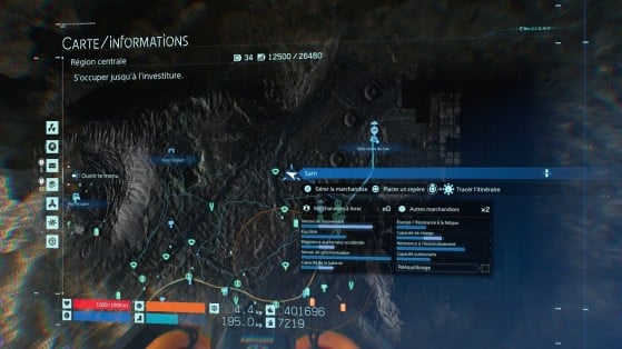 Location on the map - Death Stranding