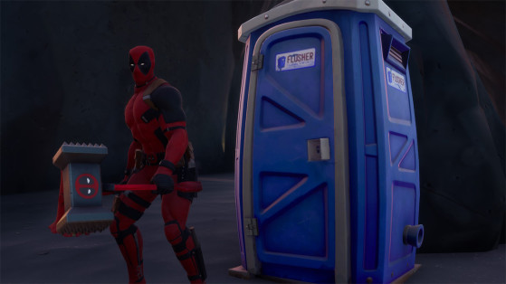 Fortnite Deadpool Challenge: How to enter a Phone Booth or Portapotty