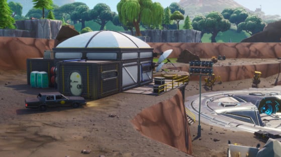 The building where the painting is located - Fortnite