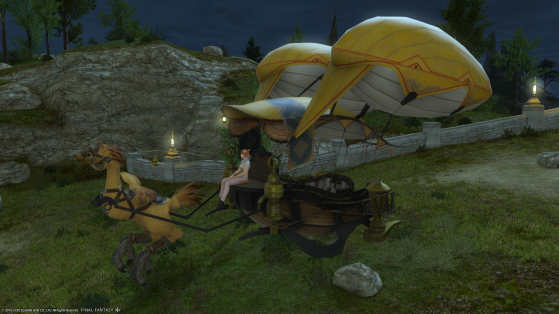 FFXIV New Optional Items: Chocobo Carriage and Dirndl's Attire