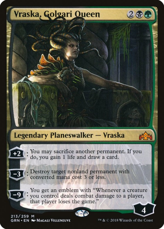 Vraska, Golgari Queen - Guilds of Ravnica - Magali Villeneuve - Millenium