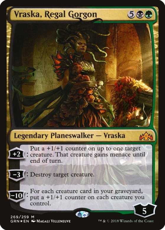 Vraska, Regal Gorgon - Guilds of Ravnica - Magali Villeneuve - Millenium