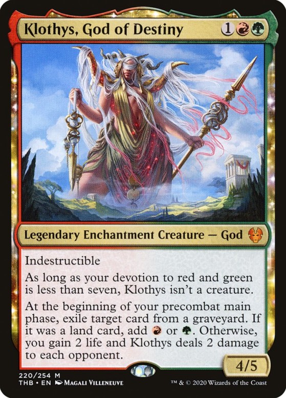 Klothys, God of Destiny - Theros Beyond Death - Magali Villeneuve - Millenium