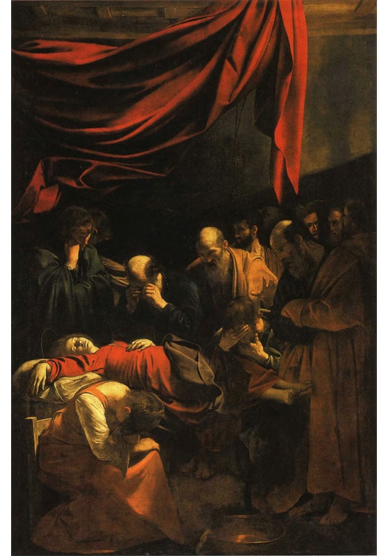 Death of the Virgin - Caravaggio - 1601-1606 - Millenium