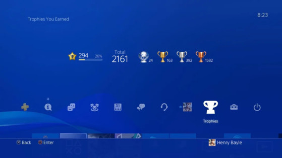 PlayStation Trophy and level system have been updated