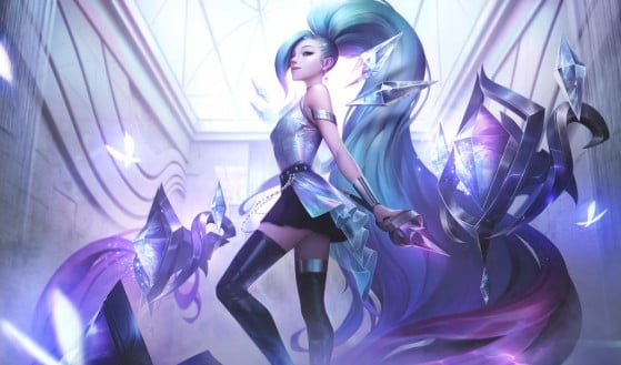 K/DA ALL OUT Seraphine: Superstar skin splash art - League of Legends