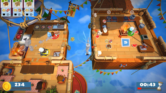 A frantic level in Overcooked! 2. Image Source: Nintendo - Millenium