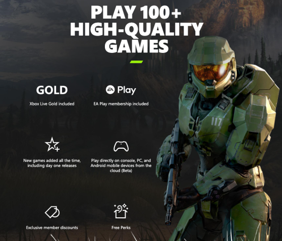 Xbox Game Pass. Image Source: Microsoft - Millenium