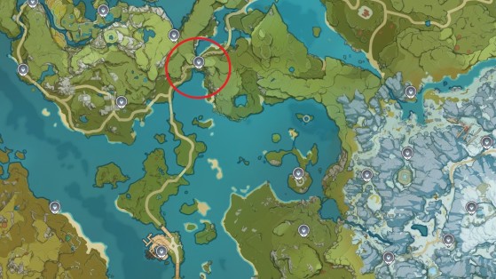 Location of the Stone Gate - Genshin Impact