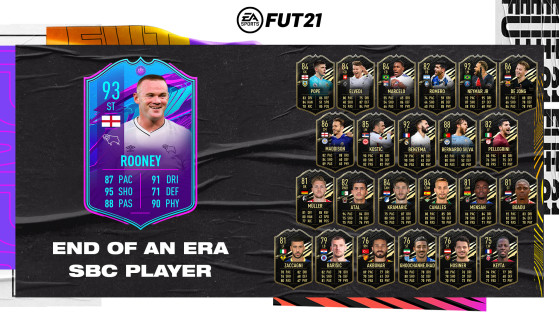 FUT 21: Wayne Rooney End of an Era SBC, Cost, Solutions, How to solve, Requirements, Rewards