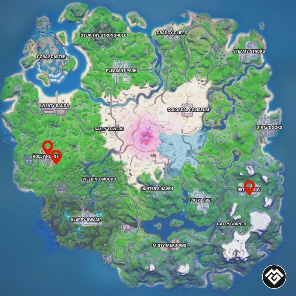 Fortnite Season 5 Challenge Collect chocolate boxes from Pleasant Park