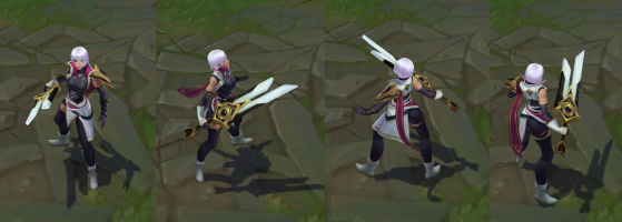 This is how Riven Sentinel looks in-game (before changes) - League of Legends