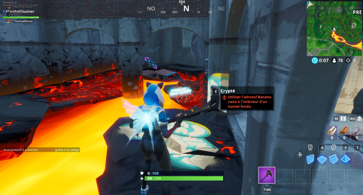 Fortnite: Fortbyte 12, Decryption, Location, Molten Tunnel, Nana Nana 