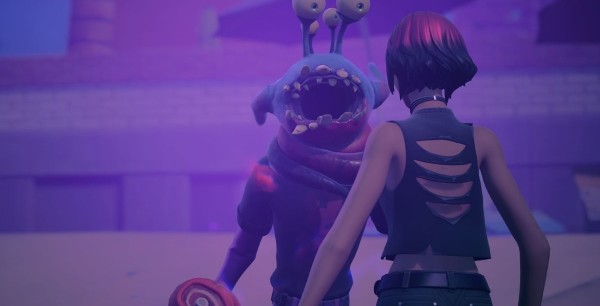 fortnite week 5 challenge get infected by an alien parasite and talk to sunny millenium