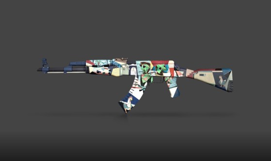 The AK-47 rifle has a new look in Operation Riptide. - CS:GO
