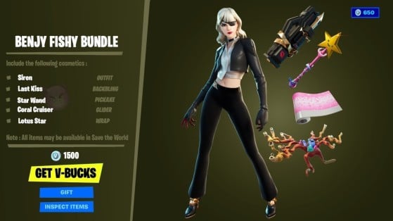 The Siren skin used by Benjy benefitted from its association with the player - Fortnite
