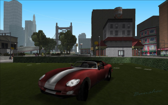 The Banshee in the original GTA 3. - GTA 3