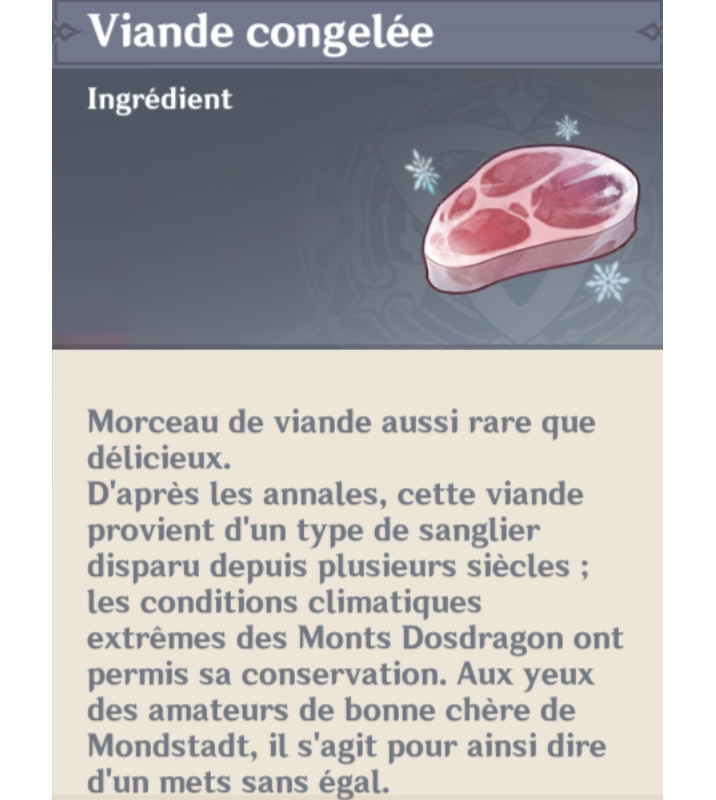 How to farm Frozen Meat in Genshin Impact Millenium