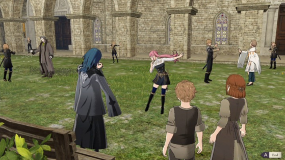 Fire Emblem: Three Houses — Dancer class, white heron cup and characters