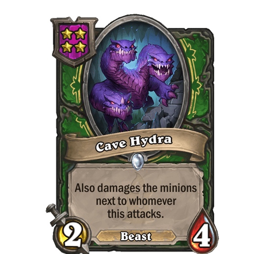 Cleave effect minion - Hearthstone