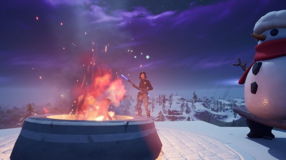 Fortnite Winterfest, 14 Days of Christmas 2019 Challenges, Stoke a Campfire