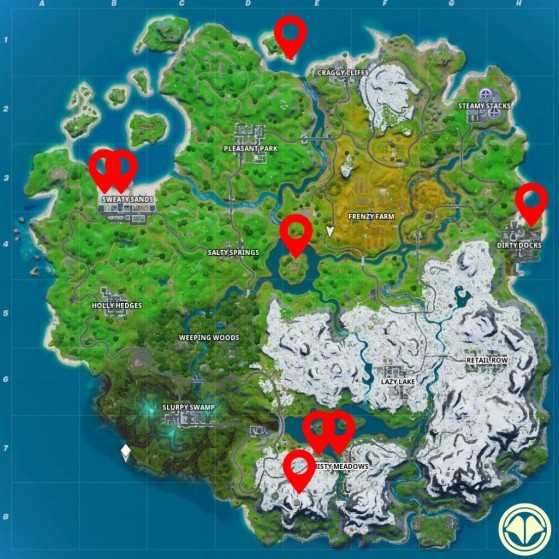 Fortnite Winterfest, 14 Days of Christmas 2019 Challenges, Stoke a ...