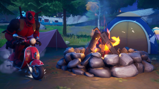 Fortnite Skye’s Adventure Challenge: Stoke a Campfire, Consume Foraged Apple, and Foraged Mushroom