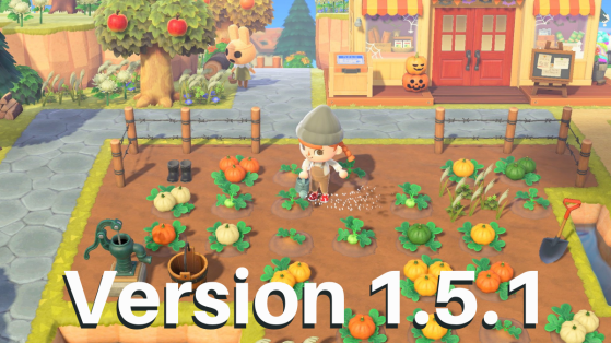 Animal Crossing: New Horizons Update 1.5.1 patch notes