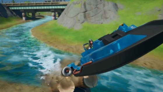 Fortnite Season 4 Week 10 Challenges: Drive a boat from The Fortilla to The Authority