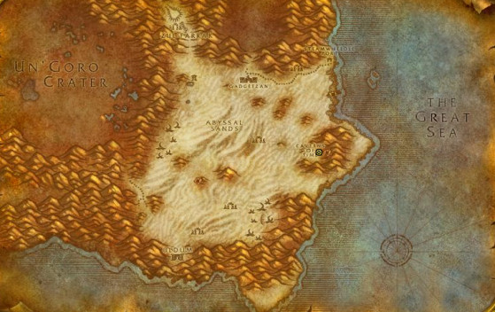 Location of Anachronos in Tanaris - World of Warcraft: Classic