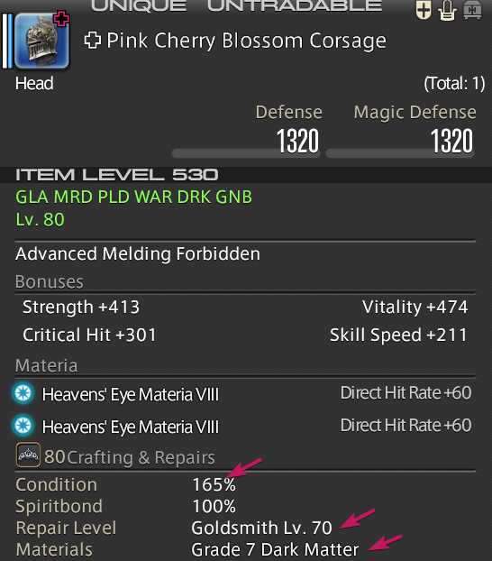 How to Repair your Equipment yourself in FFXIV Millenium