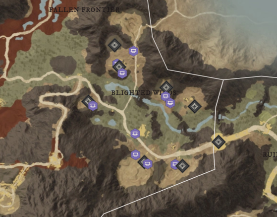 Earthshell Turtle Locations in Shattered Mountain - New World
