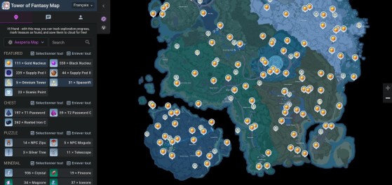 Tower of Fantasy - Como usar as funcionalidades do Mapa - Critical Hits