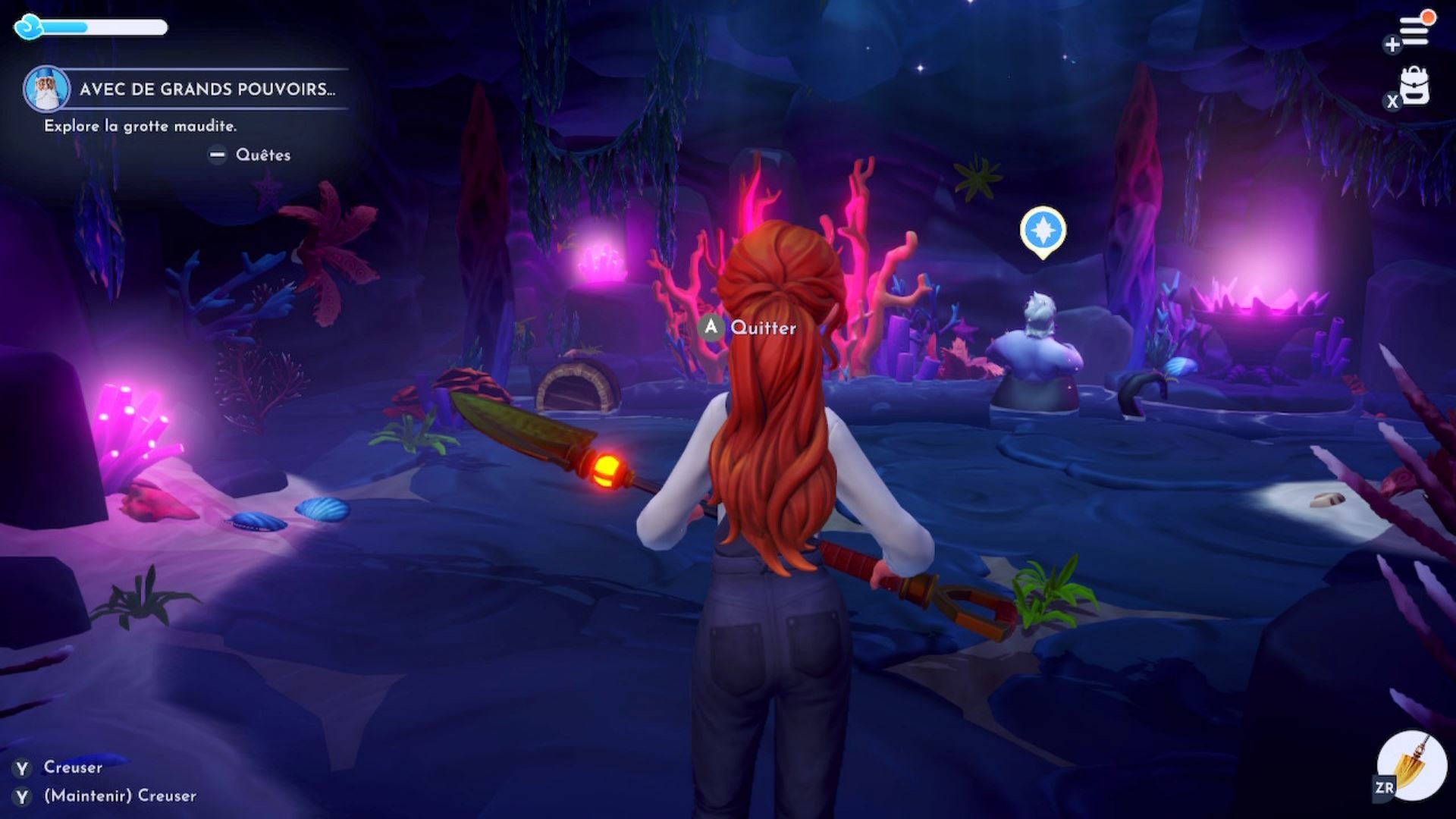 Disney Dreamlight Valley cave With great powers, Where to find the two