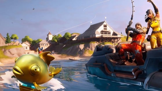 What effects does the Fortnite mythic goldfish have?