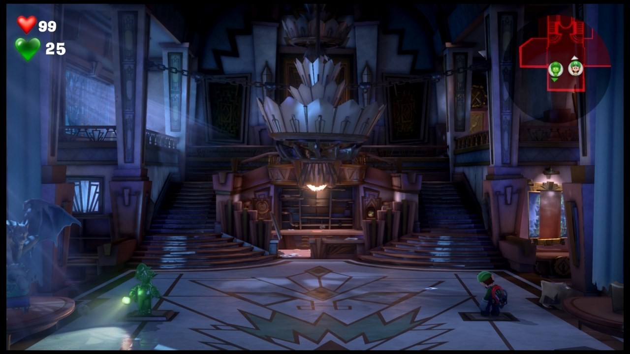 Luigi's Mansion 3 Guide 1F Gem Locations, Grand Lobby Millenium