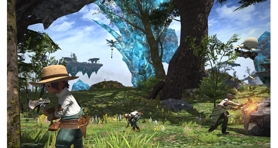 Gatherers exclusive zone: the Diadem - Final Fantasy XIV